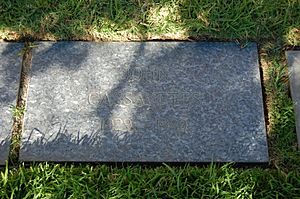 John Cassavetes grave at Westwood Village Memorial Park Cemetery in Brentwood, California