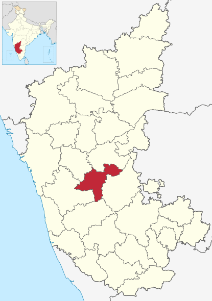 Image: Karnataka Davanagere locator map