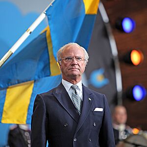 King Carl XVI Gustaf at National Day 2009