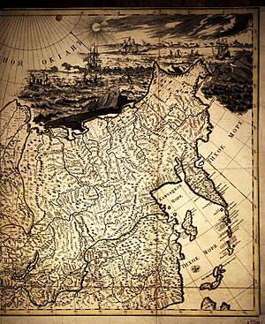 Kirilov - General map of Russian Empire (Ausschnitt)