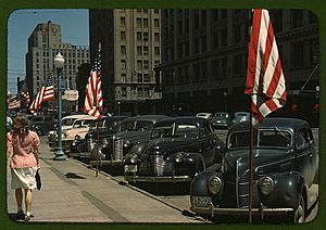 Lincoln Nebraska street 1942