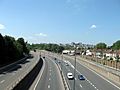 M32 motorway southern end with A4032