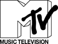 MTV 1981 logo (all outlined except "TV")