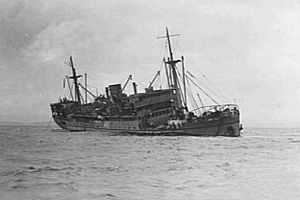 MV Malaita torpedoed off Port Moresby 1942