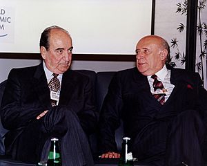 Mitsotakis and Demirel in 1992