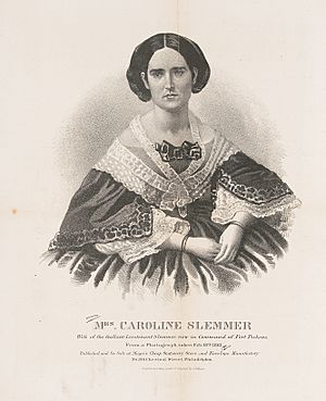 Mrs. Adam Slemmer, from a photograph taken February 18th, 1861
