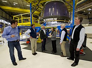 NASA Deputy Administrator Tours Blue Origin