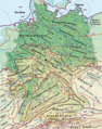 Naturraeumliche Grossregionen Deutschlands plus