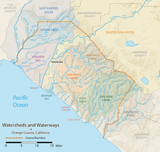 Orange County watershed map