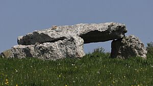 Pen Rhiw Cromlech, Goodwick, Pembrokeshire