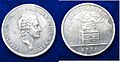 Poland Half Taler 1771 Silver electrotype copy