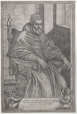 Portrait of Pope Sixtus V Met DP885760