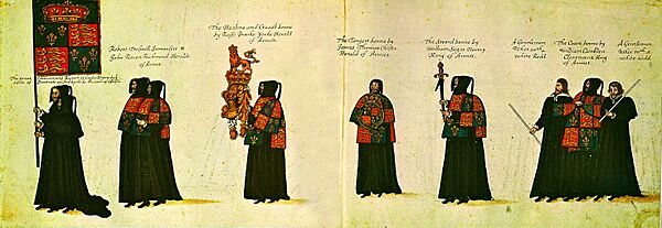 Procession of the Heralds at the Funeral of Elizabeth I