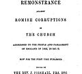 Remonstrance