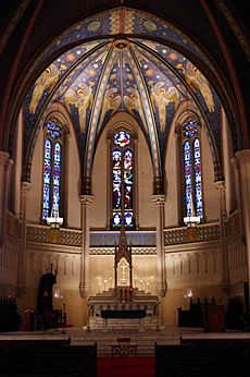 Saint John the Evangelist (Indianapolis, Indiana), interior, sanctuary