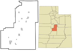 Sanpete County Utah incorporated and unincorporated areas