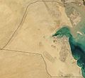 Satellite image of Kuwait in November 2001