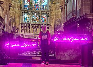 Shakespeare Event in Wem Town, Shropshire