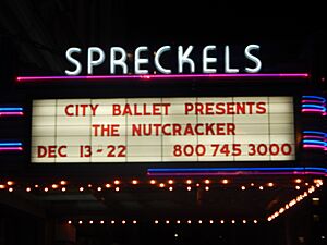 Spreckels Theatre sign (2013) DSCN0454