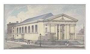 St Mary Moorfields - exterior side