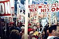 Supporters of Richard Nixon at the 1968 Republican National Convention Miami Beach, Florida