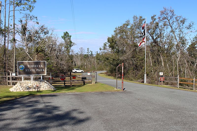 Torreya State Park entrance