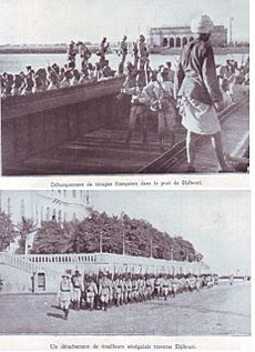Troops Djibouti 1935
