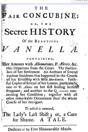 Vanellas secret history