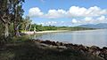View across Rolling Bay and Trinity Bay from the beach at Pine Creek Yarrabah Road, East Trinity, 2018 01