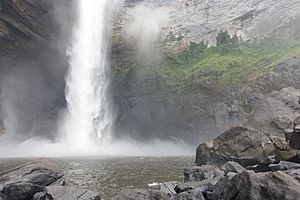 Zach Shah Photo of bottom of Kaieteur Falls