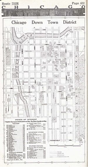 1917 Chicago Down Town District