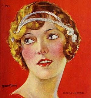 1926 Dorothy Mackaill cover art from Picture-Play Magazine (March 1926 to August 1926) (page 133 crop)