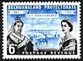 1960 6d Bechuanaland Protectorate stamp