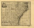 A new accurate map of the provinces of North & South Carolina, Georgia, Florida, and Louisiana in 1752