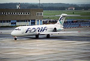 Adria Airways DC-9-32; S5-ABH@FRA;01.08.1997 (4904422451)