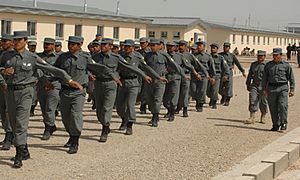 Afghan National Police training center of Balkh