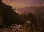 Albert Bierstadt - Dawn at Donner Lake