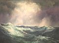 An Angry Sea - Thomas Moran (1887)