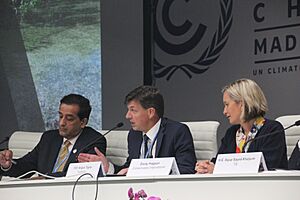 Angus Taylor from Australia speaking at Blue Carbon in NDCs side-event at COP25 - Dec 10 - IMG 7187