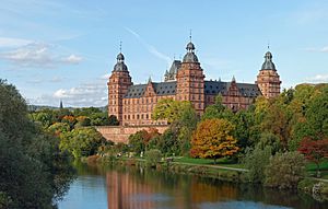 Schloss Johannisburg on the river Main