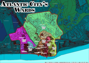 Atlantic City Wards (as of May 2023)
