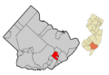 Atlantic County New Jersey Incorporated and Unincorporated areas Pleasantville Highlighted