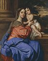 Barbara Palmer (née Villiers), Duchess of Cleveland with her son, Charles Fitzroy, as Madonna and Child by Sir Peter Lely.jpg