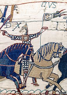 Bayeux Tapestry scene55 Eustach