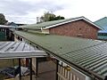 Block J, southwest end, looking northeast from Block C
