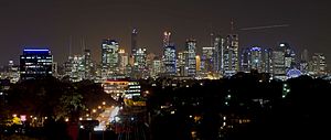 Brisbane Skyline Evening