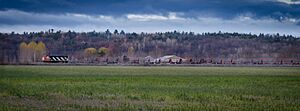 CN CWR Removal Train on Beachburg Sub (15760549516)