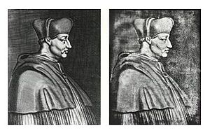 Cardinal Georges D'Amboise Heliograph Engraving Joseph Niepce