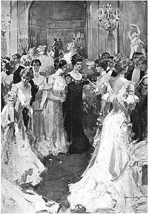 Caroline Astor and her guest, New York 1902