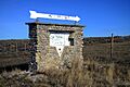Cat Creek, Montana sign, Hwy. 200